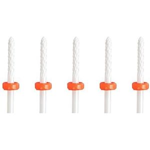 5 stuks keramische nagelkunstboorbits, roterende snijder, reinigingsapparaat for manicure, nagelfreesmachine, accessoires, verwijdering van nagelgelgereedschap(50 5Pcs)
