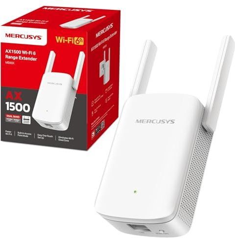 Mercusys ME60X - Netwerkuitbreidingsmodule - Wit - 10, 100, 1000 Mbit/s