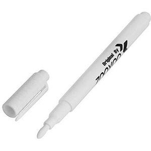 Witte Krijtpennen, Vloeibare Krijt Marker Pen Vloeibare Krijt Pen voor Whiteboard Schoolbord Menu Glas Windows Nat Veeg Niet Permanent