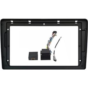 Autoradio-fasciapaneelplaatframe Voor Peugeot Voor Partner 9 Inch Autoradio Dashboard Stereospeler 2 DIN-hoofdunit Paneel Dashboardframe Dashboardbekledingframe(Framekabel canbus)