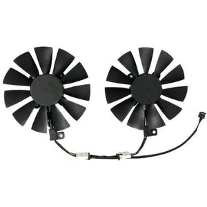 2 stuks/set videokaartventilator T129215SU voor MLLSE RX 580 8G Paquete B VGA GPU-koeler PLD09210S12HH voor RX580 8GB A(Paquete A PLD0921)