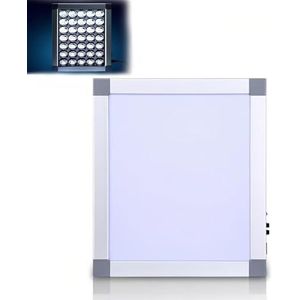 Hospital X-ray Viewing Lamp, Wall Mounting View Box Variable Bright, X-ray Film Light Viewing Film Screen, Flicker-Free, for Medical & Dental Use,Single