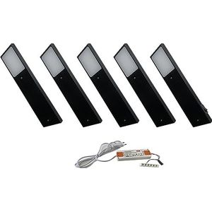 ACCE Aluminium behuizing LED onderbouwlamp keuken meubels kast lamp warm wit of neutraal wit incl. converter een spot met schakelaar (Neutraal Wit