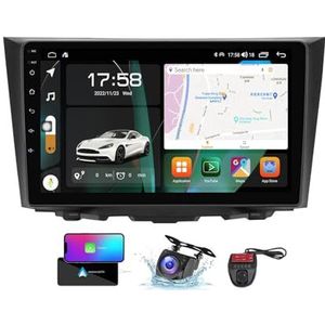 Android 13 Dubbel DIN autoradio voor Suzuki Kizashi 2009-2015-GPS Navi | Gratis achteruitrijcamera| 9 inch Scherm met Carplay Android Auto/FM RDS DAB/Bluetooth/SWC/DSP Stereo(NF-6)