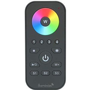 iluminize Zigbee 3.0 Mini afstandsbediening met touchlink voor RGB/RGB+W/RGBW/RGB+CCT LED's, 4 zones (voor RGB/RGB+W/RGBW/RGB+CCT LEDs)