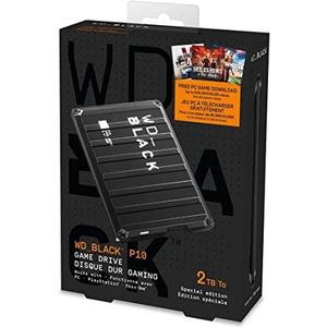 WD_Black P10 2TB Game Drive met gratis pc-spel downloaden