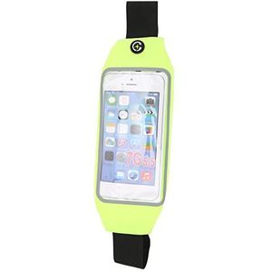 Entatial Telefoon Touch Screen Heuptas, Waterdichte Touch Screen Telefoon Heuptas voor Sport voor Outdoor (Fluorescerend groen)