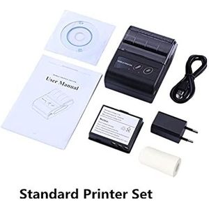 Handheld Inkjet -printer Draadloze Draagbare Bluetooth-ontvangstprinter 58mm 2 ""Bluetooth Thermal Printers Label Maker for winkels Mini Bill Printer Supplies Niet gemakkelijk te vervagen(Standard Prin