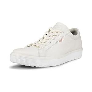 ECCO Soft 60 Premium Sneaker voor heren, Wit, 47/47.5 EU