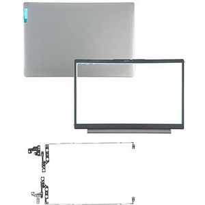 WANGHUIH LCD Achterkant Top Case & Bezel & Scharnieren Compatibel met Lenovo Ideapad 3-14ITL6 14ALC6 14ADA6 14IAU7 14ABA7 2021 Laptop