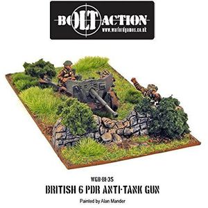 Bolt Action British Army Six Pounder at Gun