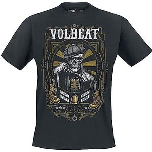 Volbeat Fight T-shirt zwart L 100% katoen Band merch, Bands, Duurzaamheid