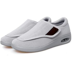 Therapeutische Schoenen - Grijs - Orthopedische Schoenen voor Diabetici - Lichte en Ademende Antislip