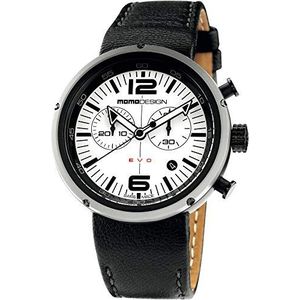 MOMO Design Casual horloge MD1012BS-22, zwart, Riemen.
