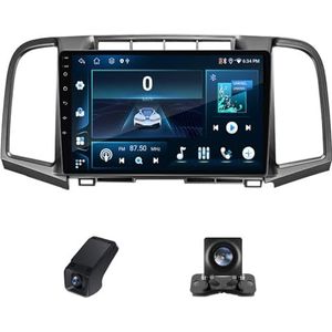 Android autoradio 2 Din geldt voor Toyota Venza 2008-2016 met Draadloze Carplay Android Auto GPS Navi WiFi 9 inch met Bluetooth FM+ Achteruitrijcamera/Stuurwielbediening(B,X2)