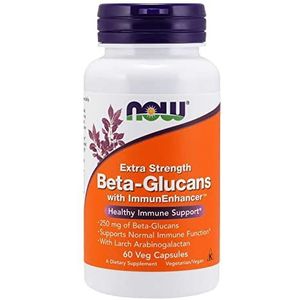 Now Foods - Beta-Glucanen - Extra Sterkte - 60 Plantaardige Capsules