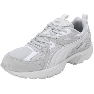 PUMA MILENIO TECH SUEDE - Sneakers - Cool Light Gray-Feather Gray-PUMA White