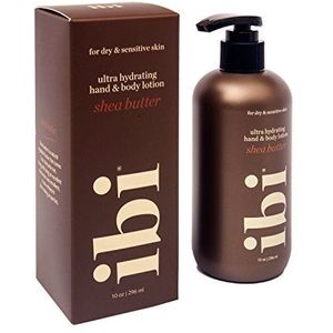 IBI Daily Moisturizing Lotion Hand and Body Lotion For Dry Skin Made in Korea, 1 pompfles (Shea Butter, 296 ml)