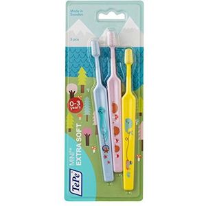 TePe Mini X-soft - Tandenborstel - Voor Kinderen - 0 tot 3 Jaar - Ultralicht Zacht