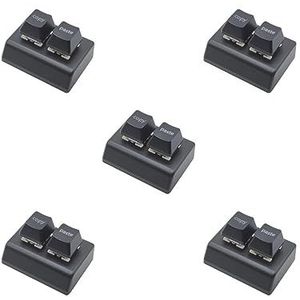 Tityvirnix 5 set Kopiëren en Plakken 2 Key Toetsenbord Rode Schakelaars USB Mini 2 Key Toetsenbord Voor Tekening Zwart 52 x 48 x 30mm