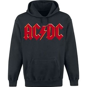 AC/DC Red Logo Trui met capuchon zwart M 80% katoen, 20% polyester Band merch, Bands