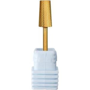 HQABCUTR Trapezium taps toelopende cilinder goud zilver staal hardmetalen frees nagelboor