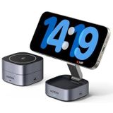 UGREEN - MagFlow - Opvouwbaar Oplaadstation - Compatibel met MagSafe - Zwart