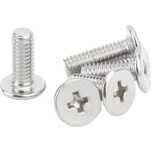 Schroeven, roestvrijstalen schroeven, RVS kruiskopschroeven, 50 stuks M5 M6 5-60mm(M5.0x25mm)