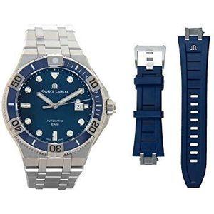 Maurice Lacroix Aikon Venturer Automatische Horloge, 43 mm, Blauw, AI6058-SS002-430-2