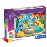 Clementoni 26064, Prinses Supercolor Puzzel Voor Kinderen - 60 Stukken, Leeftijd 5 Jaar Plus