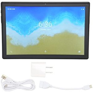 10-inch Tablet, Slanke Windows-tablet-pc 4G RAM 128G ROM Bluetooth 5.0 Octa Core 5G Dual-band 7000 MAh-batterij, voor 500 W, Achter 800 W, HD Schermresolutie 1280x800 voor Android 11 Tablet PC(Blauw)