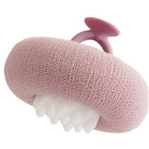 Badsponzen for volwassenen, badspons, mesh poef badspons, schuim Loofah spons (Size : Purple)