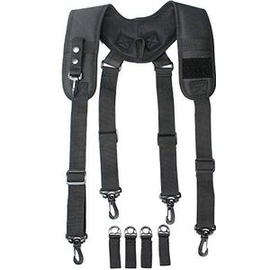 MELOTOUGH Tactische Service Riem Bretels Politie Harnas Gewatteerde Service Riem Verstelbare Gereedschapshouder