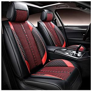 Stoelhoezen Beschermhoezen Auto Seat Cover Universal Voor Skoda Voor Kodiaq Voor Rapid Voor Spaceback Voor Octavia 2012 Voor Fabia 2 Voor Felicia Voor Karoq(Rood,One Size)