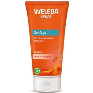 WELEDA Bio Sport Koelgel Arnica, uniseks, natuurlijke cosmetica, lichaamsverzorgingsgel met aloë vera en menthol, koelt en regenereert belaste lichaamsdelen/spieren - ideaal na de training