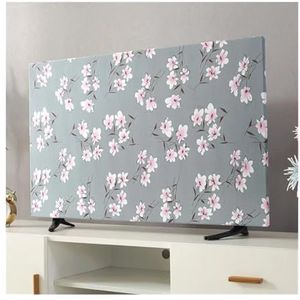 WLTYSM TV Cover TV Cover Bescherming Stofkap Huishoudelijke Opknoping TV Stofkap Polyester Cover Doek 32-50 Inch Universele Home Decor TV Display Beschermers (K, 50"")