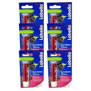 Labello - Lipcare - Lippenbalsem - Blackberry Shine - 6 stuks - 4,8 g