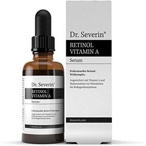 Dr. Severin® Retinol Vitamine A Hyaluronzuur Serum I Hoog Geconcentreerd & Hoog Gedoseerd I Anti-aging, Verstrakt Rimpels, Anti Puistjes + Mee-eters I Serum 2019 I Bevordert Collageen Productie | 50ml