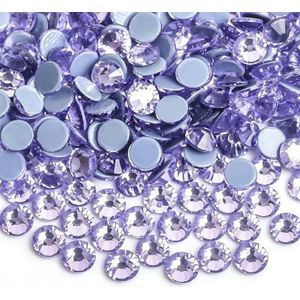 Lavendel Paars/Paars Fluwelen Ijzer Op Steentjes/Hot fix Kristal Steentjes Strass Nail Art Naaien & Stof Decoretie-Licht Violet-ss16 1440 stks