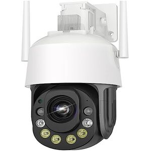 Bewakingscamera, 5MP Bewakingscamera 36X Zoom 4G Sim Cam Auto Tracking Ir Nachtzicht 120M Cctv Video bewakingscamera's Outdoor Icsee Bewegingsdetectie Beveiligingscamerabewaking(WiFi)