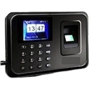 Inklokken in Machine, Biometrische vingerafdruk tijdregistratiesysteem Klokrecorder Werknemer Elektronische Engels-Portugese lezermachine Kantoorponsklok