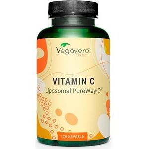 Vegavero Liposomale Vitamine C | Echte liposomale technologie - merkgrondstof PureWay-C®; | Laboratorium getest | Veganistisch - Geen toevoegingen