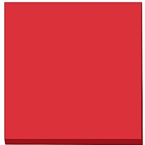 GoodjinHH Zelfklevende notitieblaadjes, 76 x 76 mm, super sticky notes, zelfklevende notitieblaadjes, plakbriefjes, kleurrijke notitieblokken voor kantoor, huis, afscheurbaar (rood)