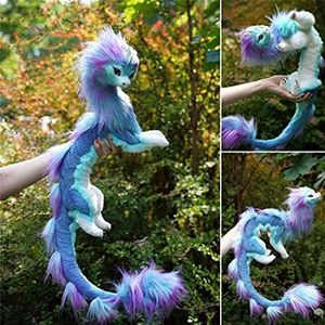 QMMD Sisu draak de laatste pluche dier, Raya draak knuffeldier, handgemaakt knuffeldier, speelgoed, woondecoratie, cadeau voor volwassenen en kinderen