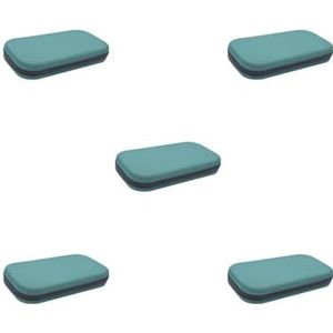 Paowsietiviity Draagbare schokbestendige stethoscoop opbergtas ingebouwde mesh tas organisator rits opbergtas, zwart, 5 Set (Groen), as description, als beschrijving