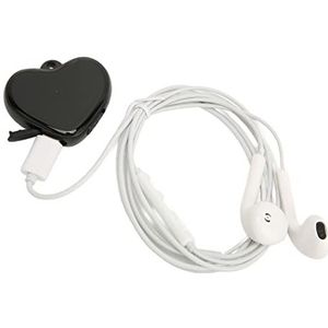 Mini Heart Shaped Voice Recorder Hangende Geluidsrecorder Bediening met één Klik Matzwart 4GB Outdoor