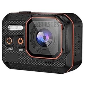 Action Camera, Actie Camera 4K 60FPS Afstandsbediening 30m Waterdicht 170° Groothoek Actie Camera Dash Cam go Sport Camera Pro Soepele Stabilisatie(With 64G Card,Action Camera A)
