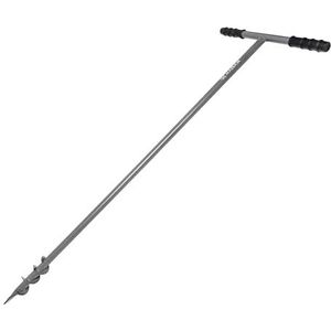 KADAX Grondboor voor het planten van bomen, T-vormige handboor voor tuinieren, tuinboor voor hekpalen, plantenboor met handgreep (Ø 50 mm)
