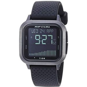 Rip Curl Heren Quartz Sport Horloge Met Siliconen Band, Middernacht, Next Tide Digitaal Waterdicht Tide Horloge