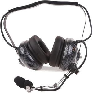 Wdbild Voor Twee Manier Radio Hoofd Headset Oortje Met Dynamische Ruisonderdrukking 2-Pin Naar 5-Pin Coil Cord Volume Control Knop